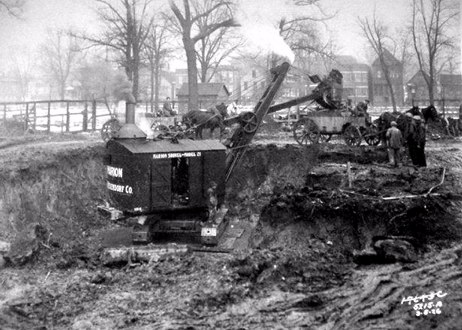 preparing the roadbed